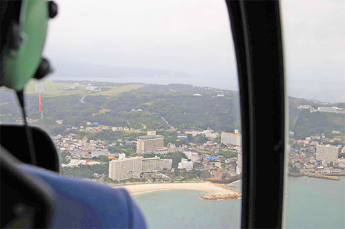 風光明媚な南紀を、絶景フライト