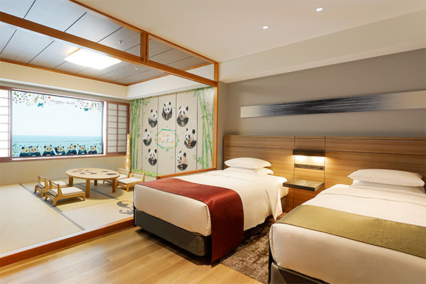 アドベンチャーワールドコラボレーションルーム Happy Panda Family Room 南紀白浜マリオットホテル Nanki Shirahama Marriott Hotel 公式webサイト
